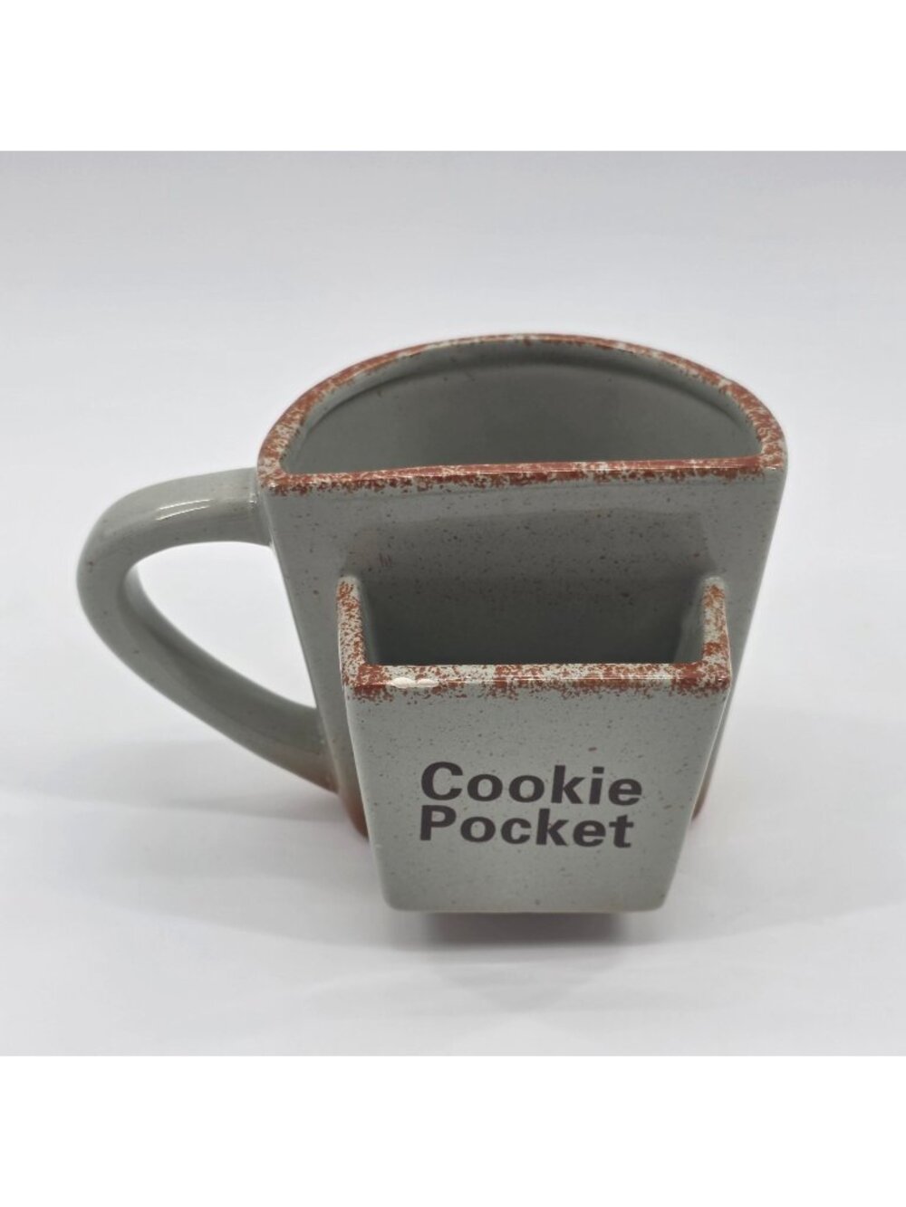 Cookie Pocket Mug-High Heat Resistant Ceramic, for Coffee, Tea, Cocoa 10oz